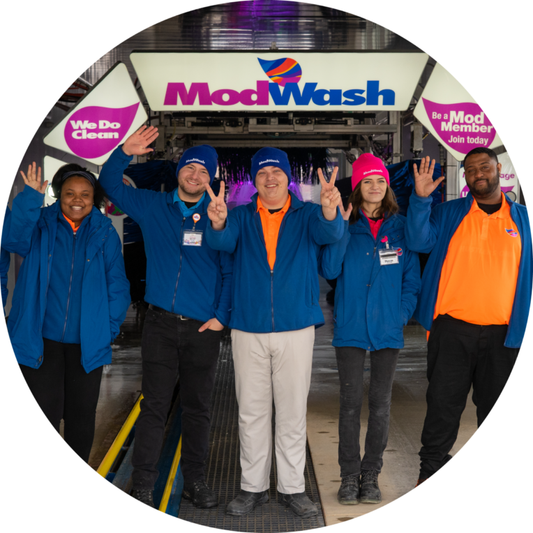 ModWash employees smiling